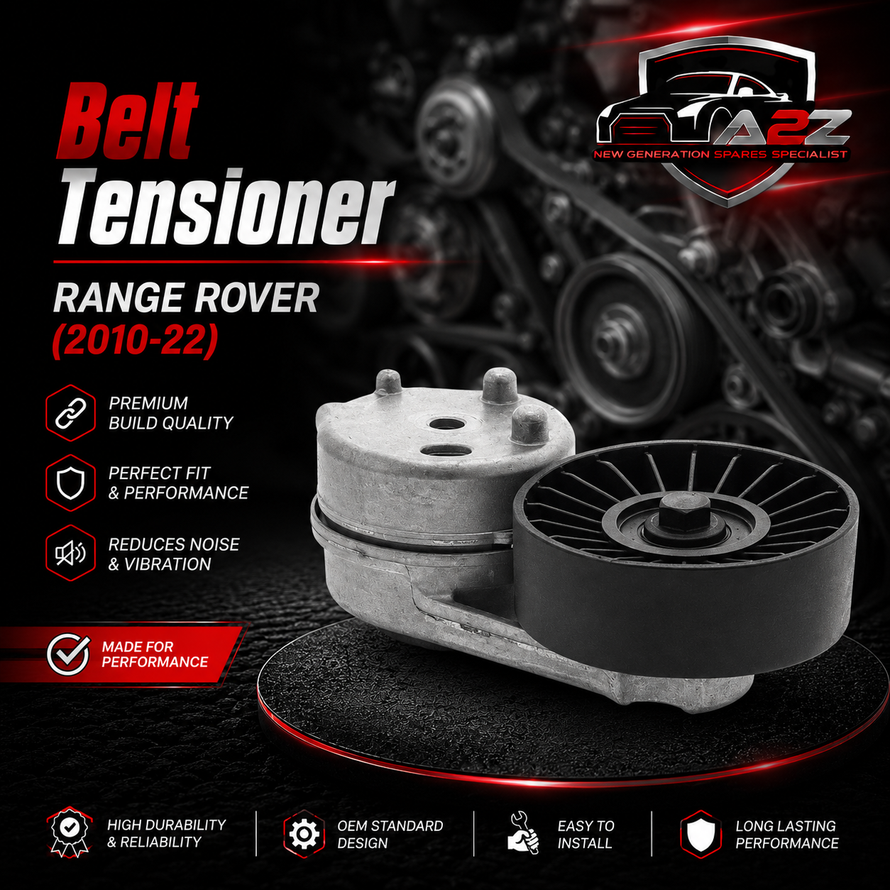 Belt Tensioner LR039517 LR011335 Compatible With RANGE ROVER