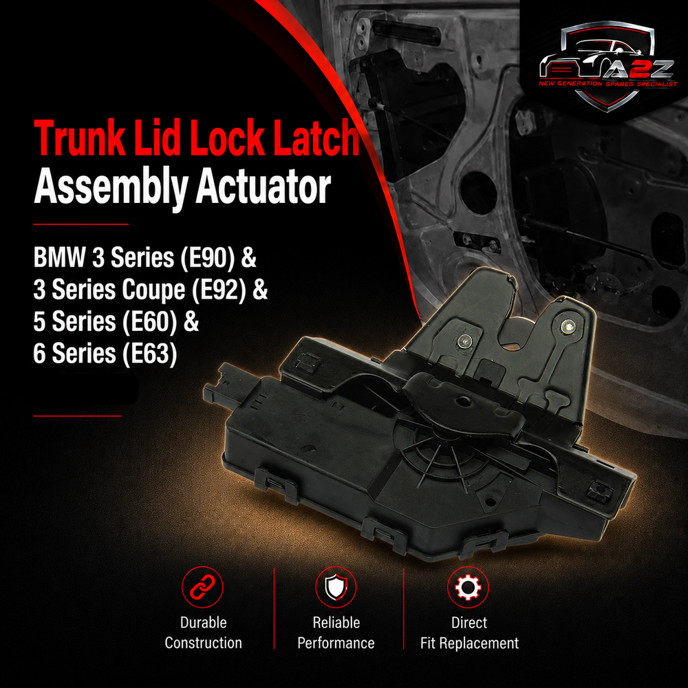 Trunk Lid Lock Latch Assembly Actuator 51247840617 Compatible With BMW 3 Series (E90) &  3 Series Coupe (E92) & 5 Series (E60) & 6 Series (E63)