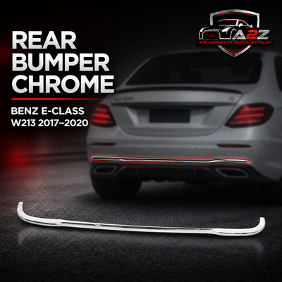 Rear Bumper Chrome 2138850321 Compatible With MERCEDES BENZ E-CLASS W213 2017-2020 Tag No.118