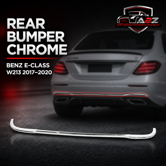 Rear Bumper Chrome 2138850321 Compatible With MERCEDES BENZ E-CLASS W213 2017-2020 Tag No.118