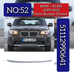 Front Bumper Center Chrome 51112990641 Compatible With BMW X1 (E84) (2009-2012) Tag No.52