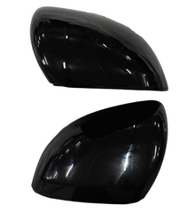 Side Mirror Upper Covers Glossy Black Right & Left Compatible With Mercedes Benz C-Class (W206), S-Class (W223) Tag No.106