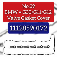Valve Gasket Cover 11128590172 Compatible With BMW G30/G11/G12 Tag No.39