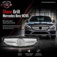 Show Grill Compatible With Mercedes Benz C-Class W205 Old And New Difference
