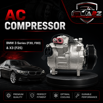 AC Compressor 64506805025 64529216467 64529396722  Compatible With BMW 3 Series (F30, F80) & X3 (F25)