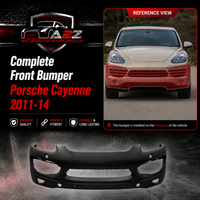 Complete Front Bumper 9585052231 Compatible With Porsche Cayenne 2011-14
