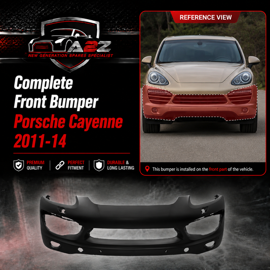 Complete Front Bumper 9585052231 Compatible With Porsche Cayenne 2011-14