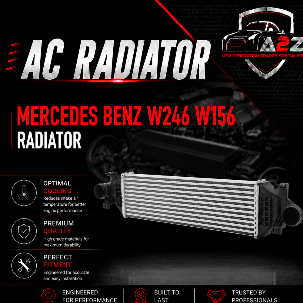 Radiator Intercooler 2465000900 Compatible With Mercedes Benz W246 W156