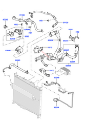 Elbow (Thermostat)  LR013165 For Land Rover Tag-E-114