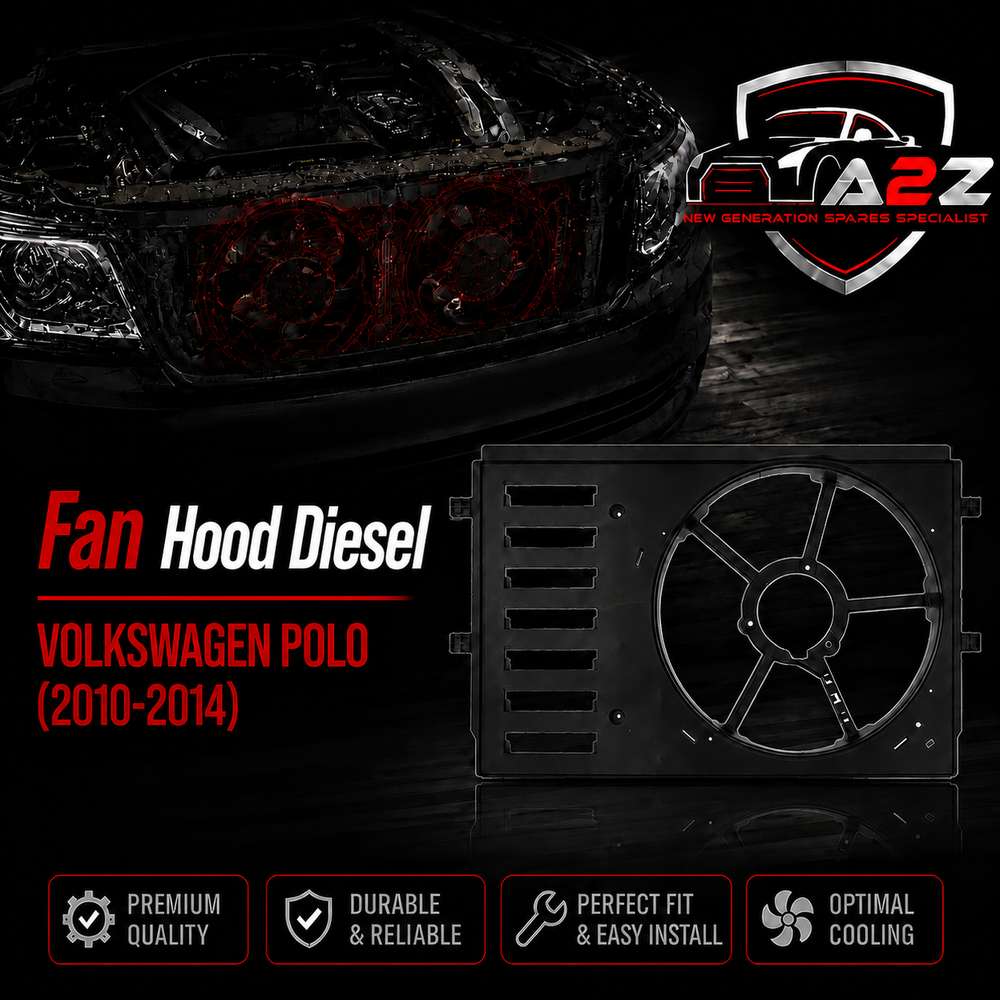 Fan Hood Diesel 6RF121207B Compatible With VOLKSWAGEN POLO (2010-2014)