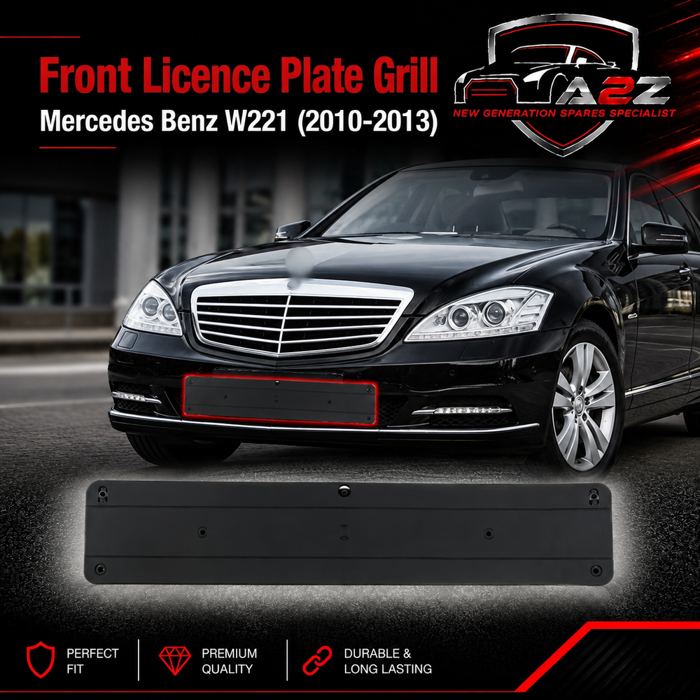 Front Licence Plate Grill 2218850781 Compatible With Mercedes Benz W221 (2010-13) Tag No.358