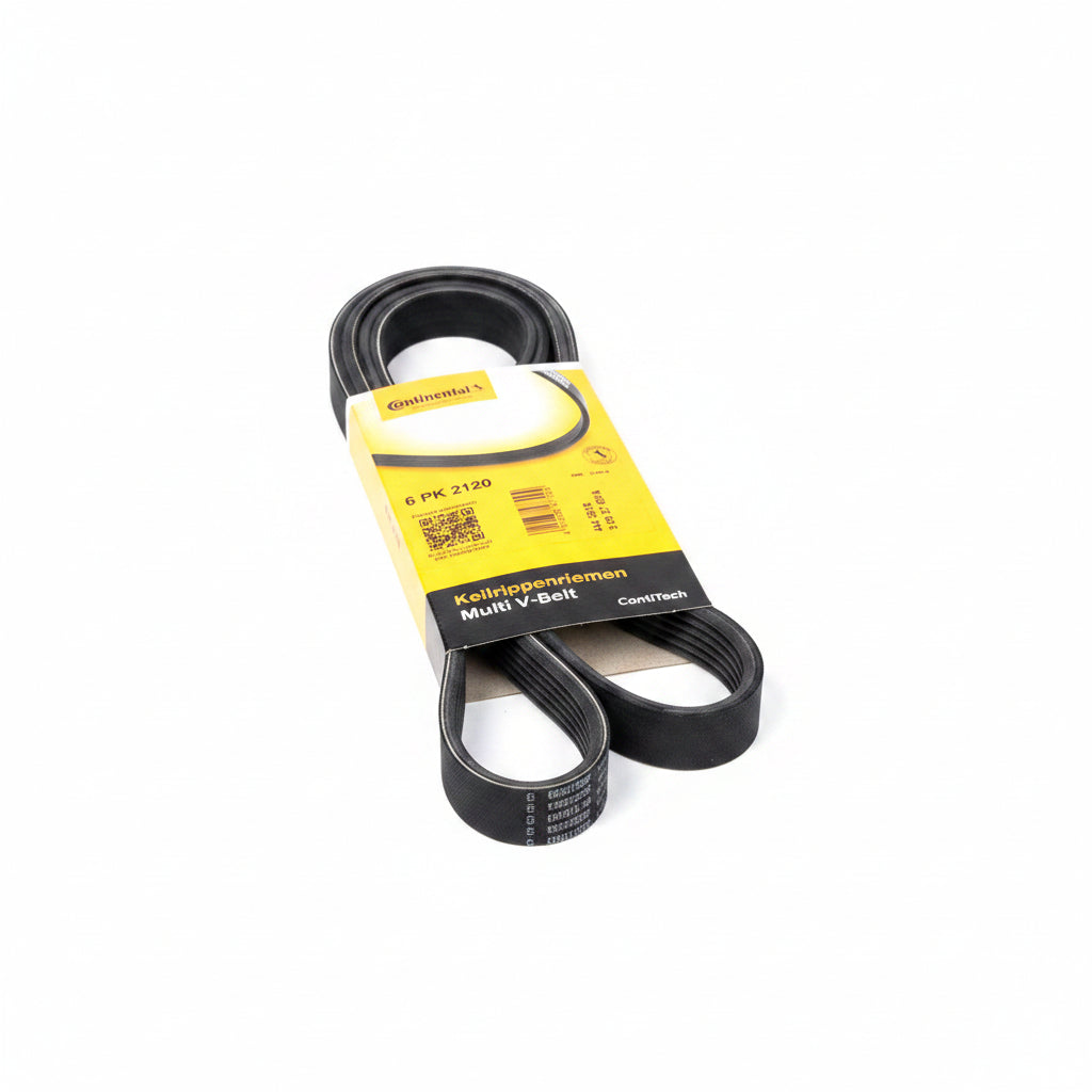 Multi Rib Belt 6PK2120 A0079978492 Compatible With MERCEDES-BENZ C-CLASS (W202) E-CLASS (W212) (CONTINENTAL)