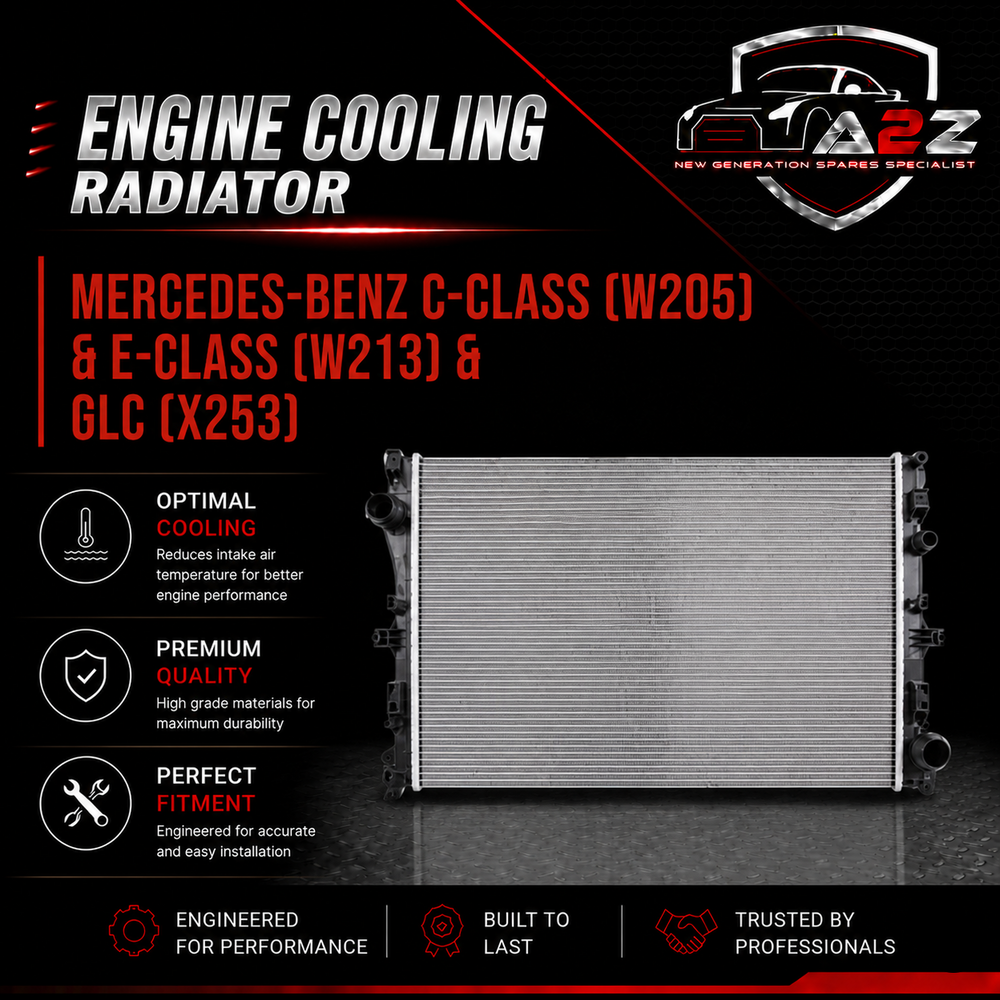 Engine Cooling Radiator 0995002103 0995007303 A0995002103 A0995007303  Compatible with MERCEDES-BENZ C-CLASS (W205) & E-CLASS (W213) & GLC (X253)
