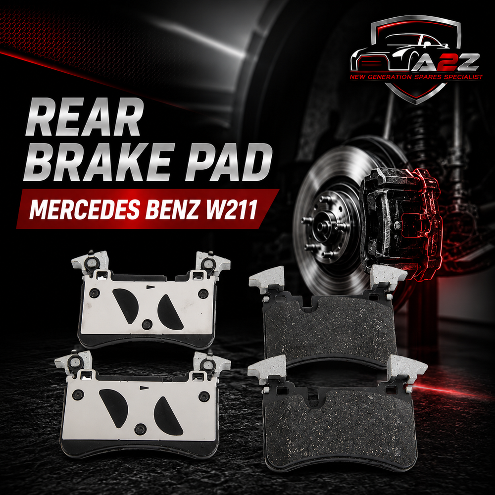 Rear Brake Pad Set 0054202520 Compatible With Mercedes Benz W211