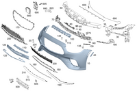 Front Bumper Chrome A2138851803 Compatible With Mercedes Benz  E CLASS W213 Tag No.275