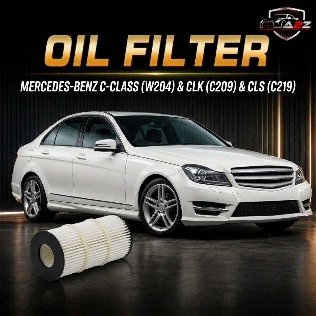 Oil Filter 1802609 & E11H01 D50 & OX345/7D Compatible With MERCEDES-BENZ C-CLASS (W204) & CLK (C209) & CLS (C219)Tag 95