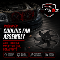 Radiator Fan Assembly 1K0959455FR Compatible With AUDI TT (8J3) & VW JETTA III (1K2) | BORA | VENTO