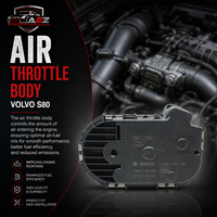 Air Throttle Body 30711552 8687927 Compatible With Volvo S80