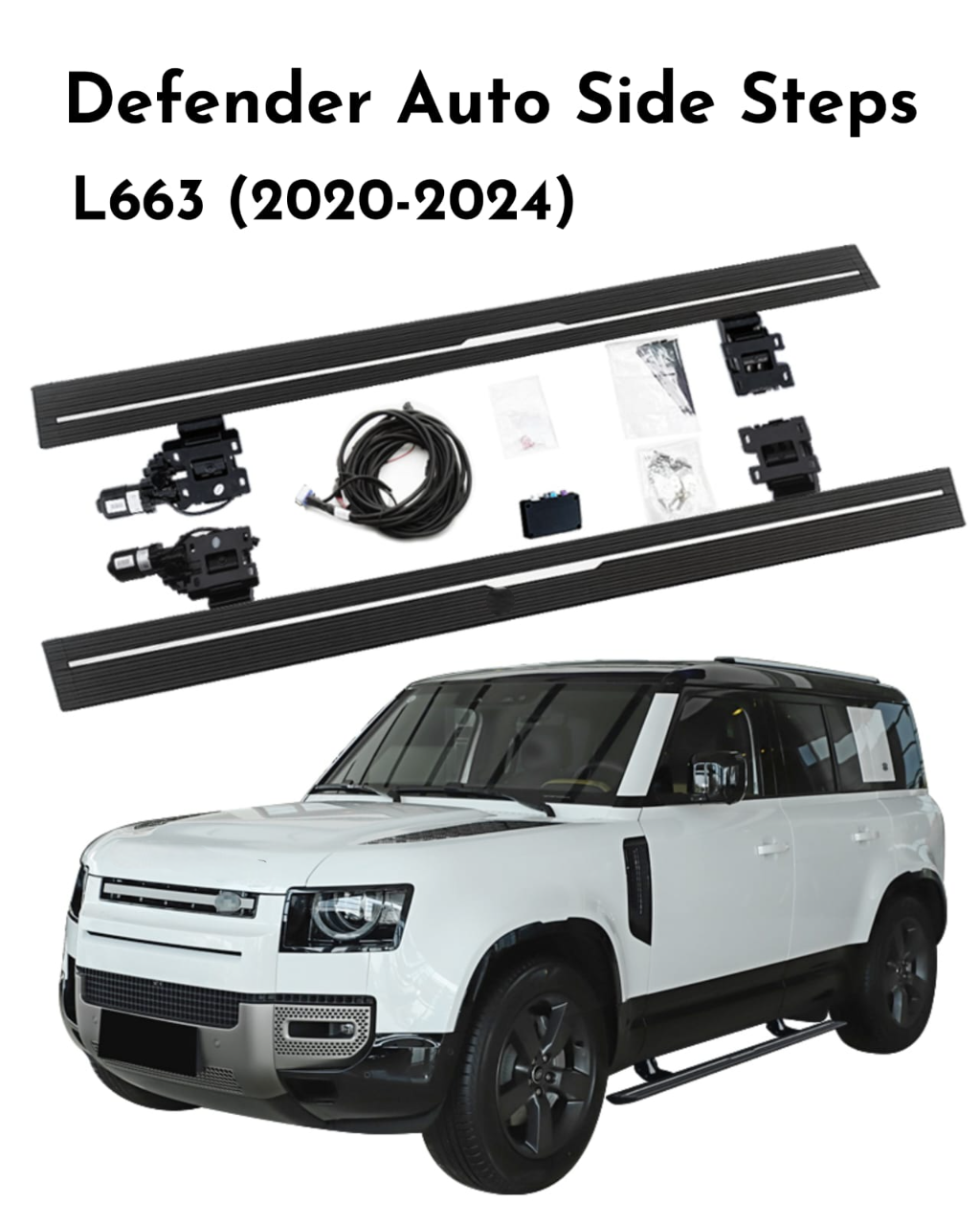 Automatic Side Step Compatible With Land Rover Defender L633 (2020-24)