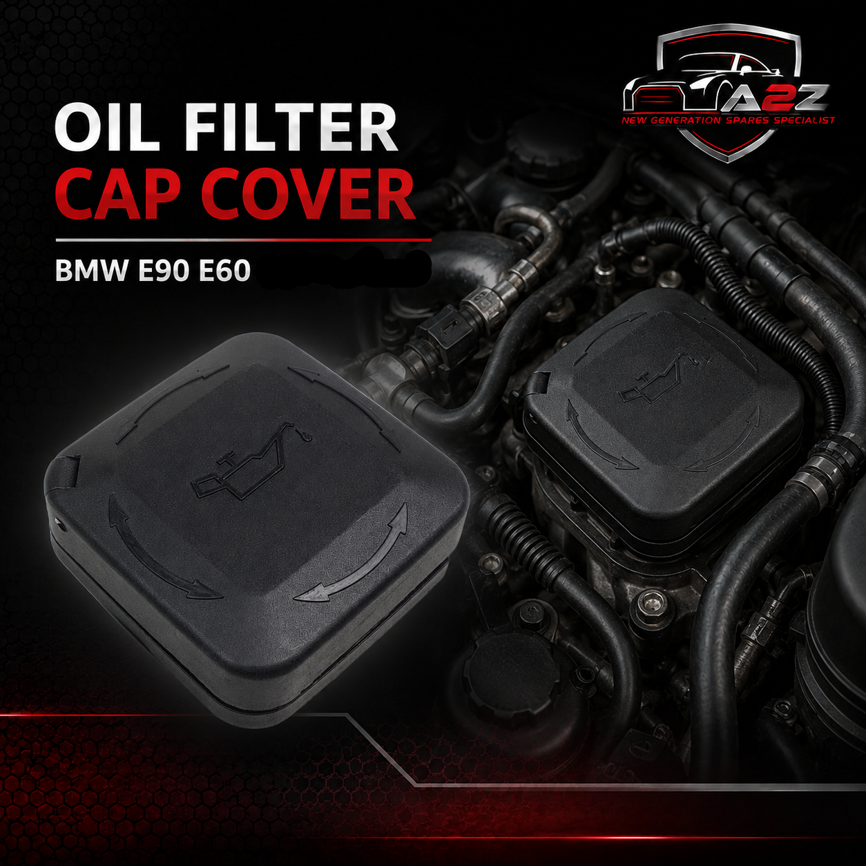 Oil Filter Cap Cover 11127500568 Compatible With BMW E90 E60