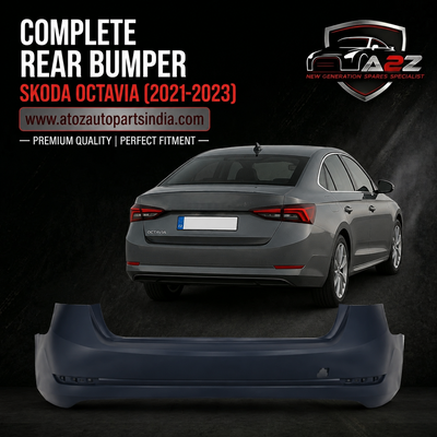 Complete Rear Bumper 5E6807421 Compatible With Skoda Octavia (2021-2023) Tag No.707
