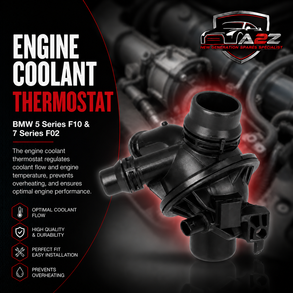 Engine Coolant Thermostat 11537580627 11538671517 For BMW 5 Series F10 & 7 Series F02 Tag-E-77