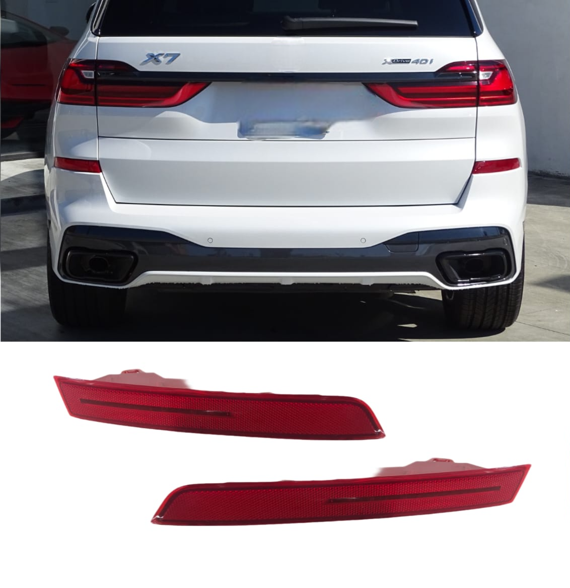 Rear Bumper Light Set Left 63147442306 & Right 63147442307 Compatible With BMW X7 G07 (2018-2022) Pag No.83