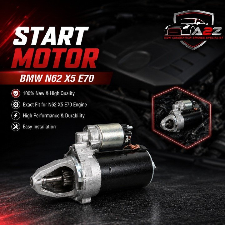 Start Motor 12417537513 Compatible With BMW N62 X5 E70