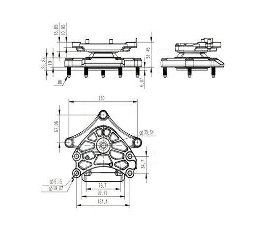 Transmission Mount 2212400518 Compatible With MERCEDES-BENZ C-CLASS W204 & E-CLASS W212