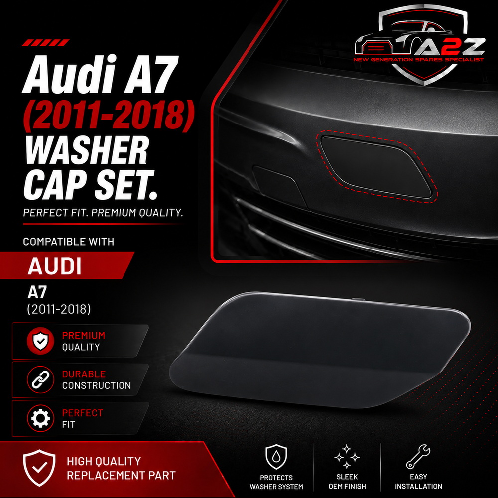 Audi A7 (2011-2018) Washer Cap Set. 4G8955276 = R.H, 4G8955275 = L.H. Tag 53