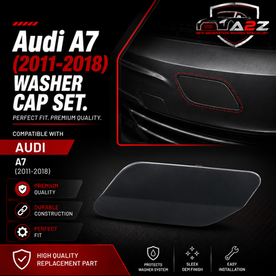 Audi A7 (2011-2018) Washer Cap Set. 4G8955276 = R.H, 4G8955275 = L.H. Tag 53