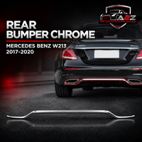 Rear Bumper Chrome 2138856601 Compatible With MERCEDES BENZ E-CLASS W213 2017-2020 Tag No.120