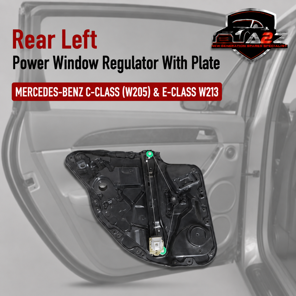 Rear Left Power Window Regulator With Plate 2057307901 2137306705 A2057307901 A2057307904 Compatible with MERCEDES-BENZ C-CLASS (W205) & E-CLASS W213