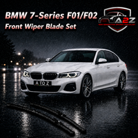 Front Wiper Blade Set (26'18 Inch) 61612458014 61612147361 61612147365 61612163749 61612163750 61612458006 Compatible with BMW 7-Series F01 F02 Tag No.104