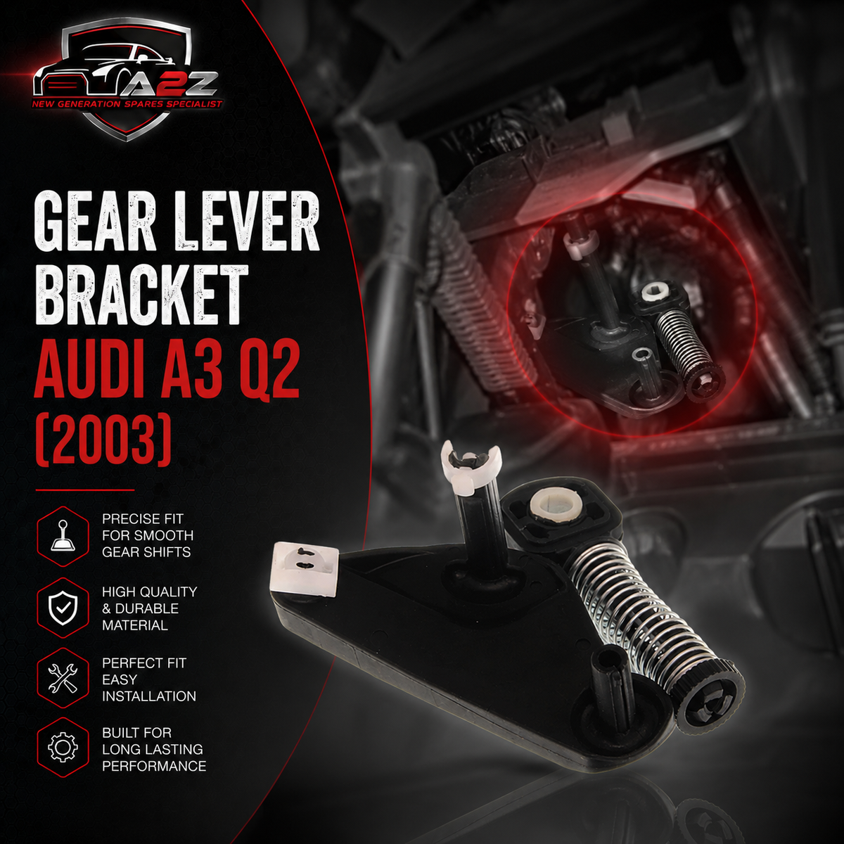 Gear Lever Bracket  5K0711203B Compatible With AUDI A3  Q2  TT Tag-E-46