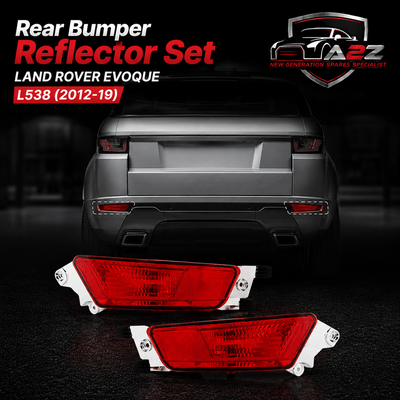 Rear Bumper Reflector Compatible With LAND ROVER RANGE ROVER EVOQUE L538 Rear Bumper Reflector Left LR088532 / LR025149 & Right LR088531 / LR025148Tag-RB-01