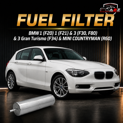Fuel Filter H351WK & 13328572522 & KL736/1D 13328511053 Compatible With BMW1 (F20) 1 (F21) & 3 (F30, F80)  & 3 Gran Turismo (F34) & MINI COUNTRYMAN (R60) Tag : 107