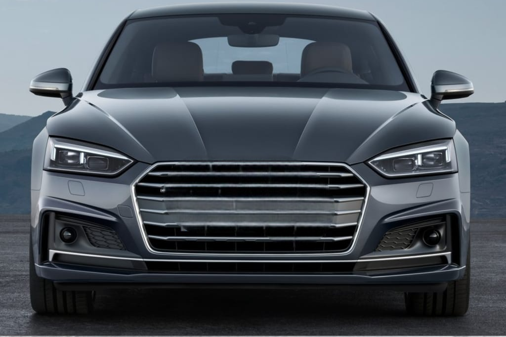 Matt Grey Original Show Grill 8W6853651AB Compatible With Audi A5 (2017-2019) Tag No.203
