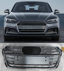 Matt Grey Original Show Grill 8W6853651AB Compatible With Audi A5 (2017-2019) Tag No.203