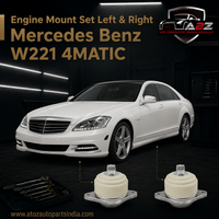 Engine Mount Set Left 2212406417 & Right 2212406517 Compatible With Mercedes Benz W221 4MATIC