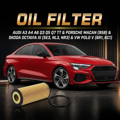 Oil Filter E358H D246 & 06K115466 & OX1217D Compatible With AUDI A3 A4 A6 Q3 Q5 Q7 TT & PORSCHE MACAN (95B) & SKODA OCTAVIA III (5E3, NL3, NR3) & VW POLO V (6R1, 6C1) Tag 187.