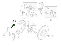 Front Left/Right ABS Wheel Speed Sensor 32214293 Compatible With   VOLVO XC40 (536 Tag.21