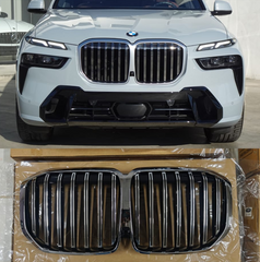 Silver Chrome Show Grill 51139854140 Compatible With BMW X7 G07 LCI (2023-2025) Tag No.131