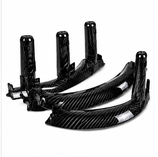 Inner Pull Handle (3PCS) (Carbon fiber) Compatible With BMW F15 X5 2014-2018  F16 X6 2014-2019