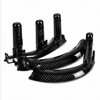 Inner Pull Handle (3PCS) (Carbon fiber) Compatible With BMW F15 X5 2014-2018  F16 X6 2014-2019