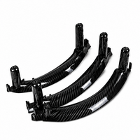 Inner Pull Handle (3PCS) (Carbon fiber) Compatible With BMW F15 X5 2014-2018  F16 X6 2014-2019