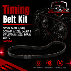 Timing Belt Kit KTB296 038198119A 038198119C 038198119J Compatible With SKODA FABIA II (542) OCTAVIA II (1Z3) | LAURA & VW JETTA III (1K2) | BORA | VENTO (DAYCO)