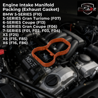 Engine Intake Manifold Gasket 451.730 11618507335 Compatible With BMW 5-SERIES (F10) 5-SERIES Gran Turismo (F07) 6-SERIES Coupe (F13) 6-SERIES Gran Coupe (F06) 7-SERIES (F01, F02, F03, F04) X3 (F25) X5 (F15, F85) X6 (F16, F86)