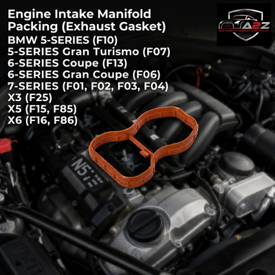 Engine Intake Manifold Gasket 451.730 11618507335 Compatible With BMW 5-SERIES (F10) 5-SERIES Gran Turismo (F07) 6-SERIES Coupe (F13) 6-SERIES Gran Coupe (F06) 7-SERIES (F01, F02, F03, F04) X3 (F25) X5 (F15, F85) X6 (F16, F86)