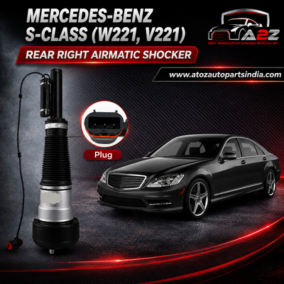 Rear Right Air Suspension Shock Absorber Strut 2213205613 2213201338 2213201438 Compatible With MERCEDES-BENZ S-CLASS (W221, V221)
